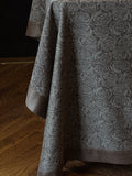 BEIGE PLUME TABLECLOTH
